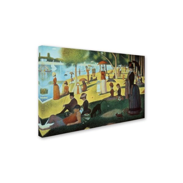 Georges Seurat 'Sunday Afternoon On The Island' Canvas Art,12x19